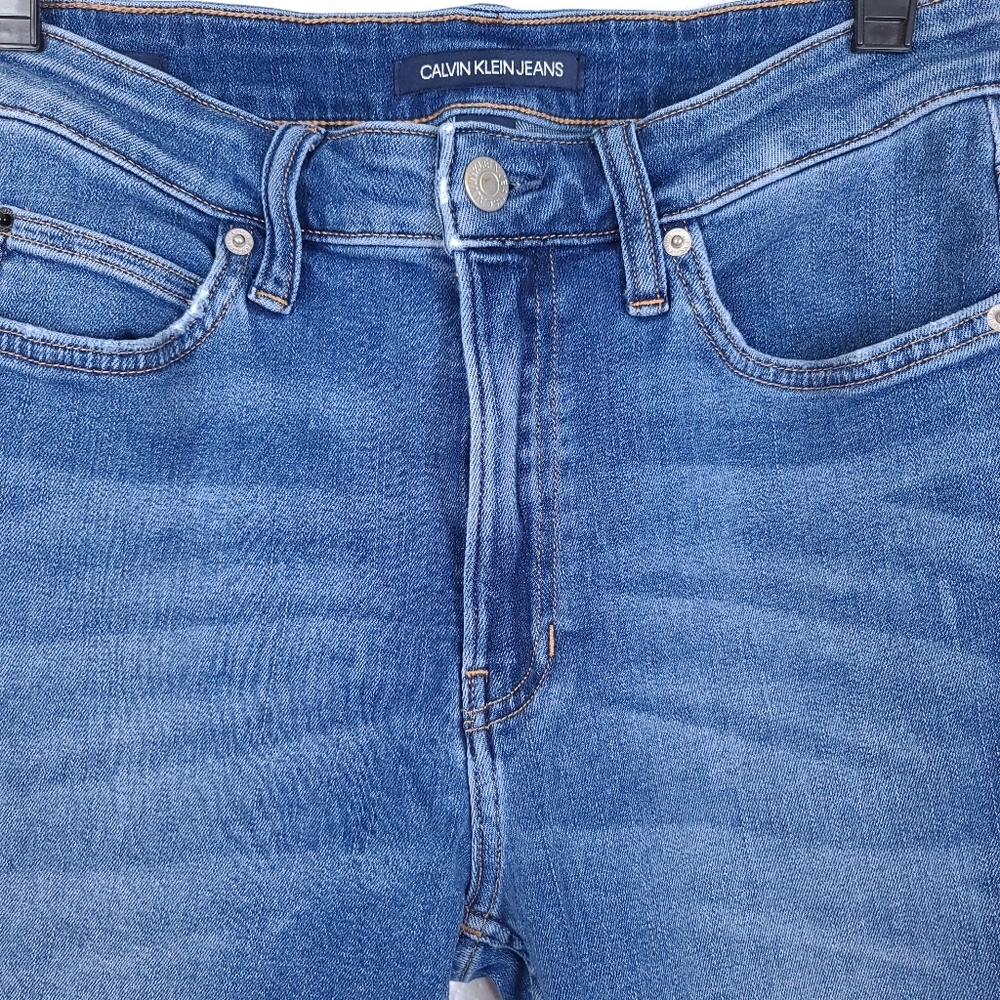 CALVIN KLEIN JEANS High-Rise Skinny Ankle Jeans - Picture 4 of 12